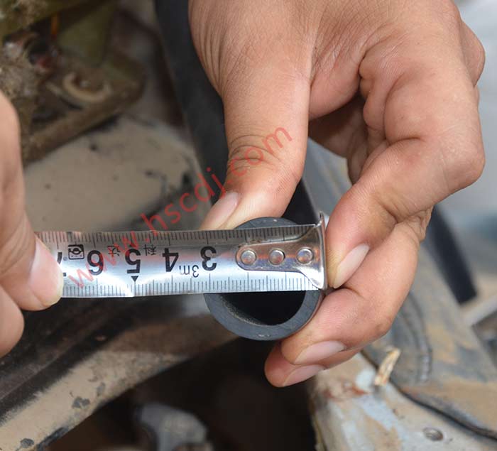 測(cè)量水管喉箍管子