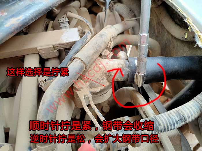 不銹鋼喉箍怎么擰緊